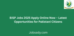 BISP Jobs 2025 Apply Online Now Latest Opportunities for Pakistani Citizens